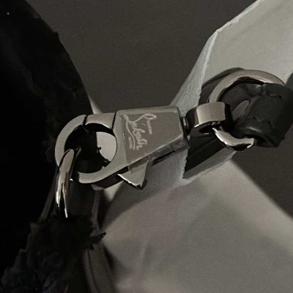 NWT Christian Louboutin Black/Black Small Frangibus Tote Bag and dust bag! - Picture 11 of 16